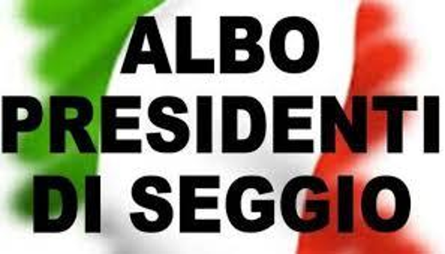 Aggiornamento periodico albo presidenti di seggio